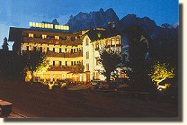 Hotel Columbia Cortina d'Ampezzo - Vista notturna