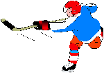 hockey in line shot